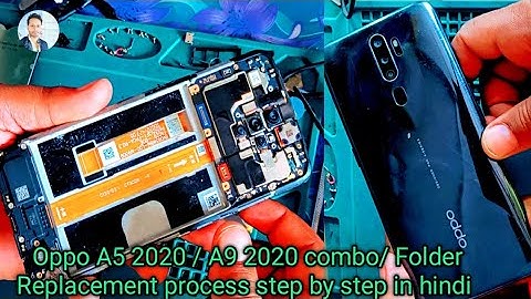 Oppo A5 2020 /A9 2020 Folder Replacement Process step by step in Hindi | Sarvjeet Mobile Solution