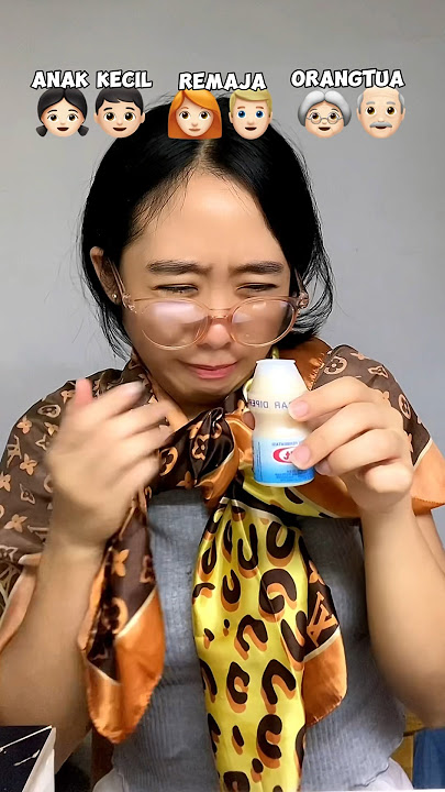 MY GRANDMA DOESN'T LIKE DRINKING YAKULT 😭