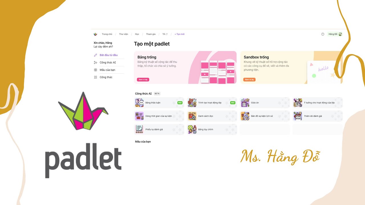 Hướng dẫn Padlet cơ bản - Cách tạo Padlet không giới hạn miễn phí