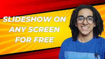 Display a slideshow on any screen you have for free