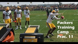 Green Bay Packers training camp Practice 11