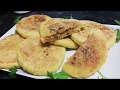 حريشات مالحين بحشوة لذيذة و إقتصاية ،سهلة التحضير Harcha Marroquí rellena(pan de semola)