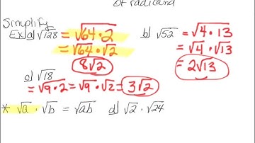 10.2 Simplifying Radical Expressions Day 1 Part 1