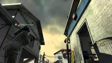 MW3  -  couteau de lancer across map