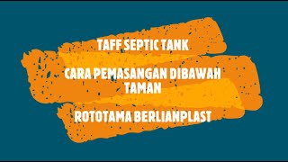 Tangki Septik Bio Septic Tank TAFF 19 ORG - RB 2000