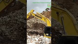 Earthmover Working On A New Road Construction #shorts #excavator #alatberat #digger #earthmover