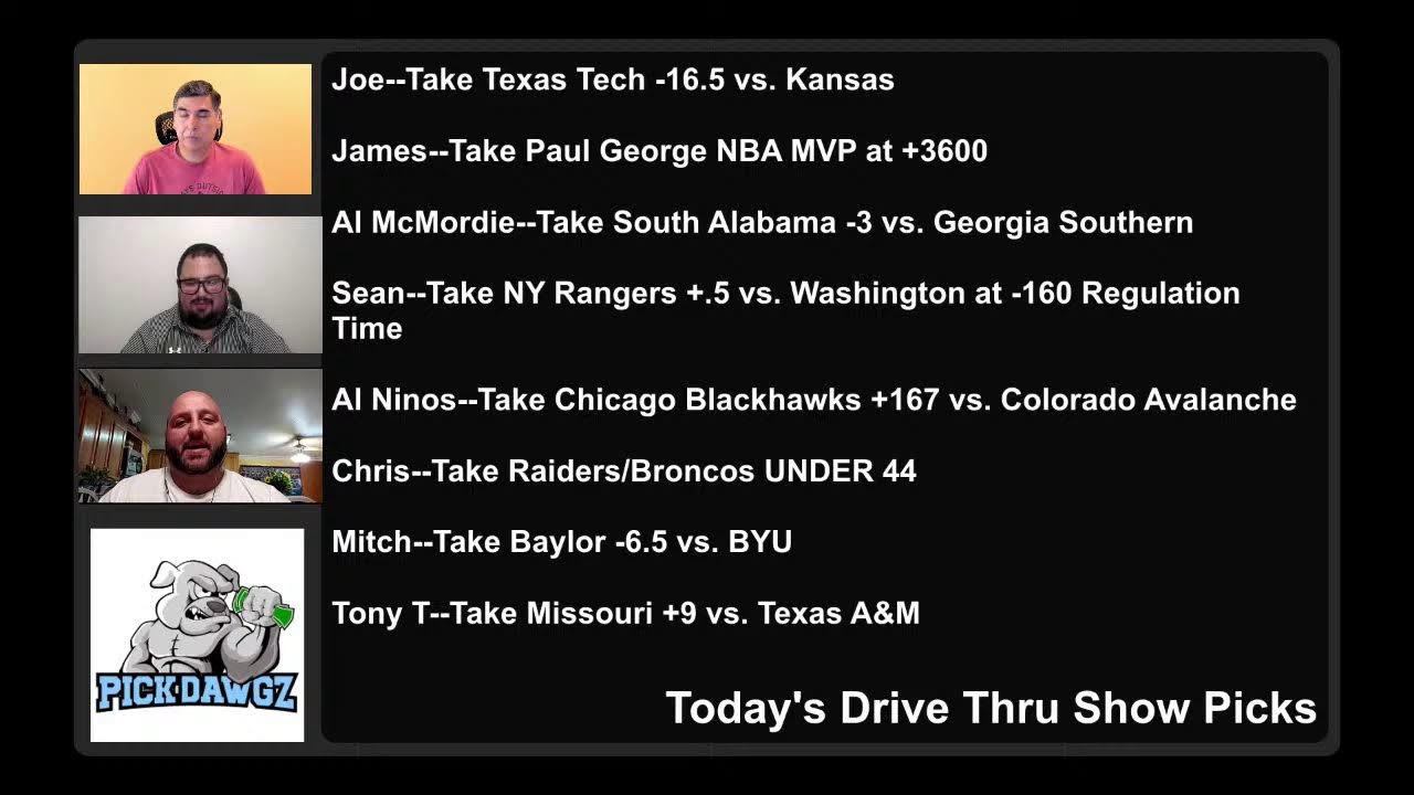 Wednesday Live Drive Thru Sports Betting Picks 10/13/21 MLB Picks