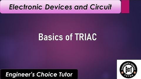 Basics of TRIAC