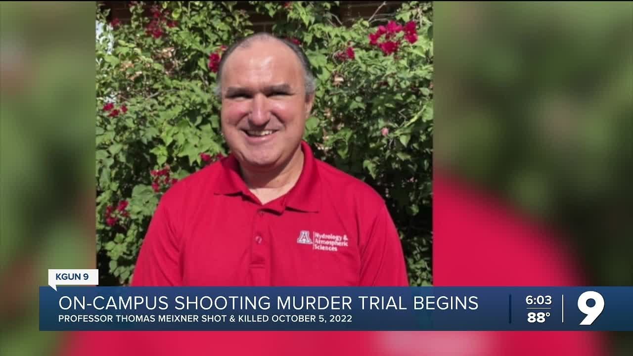 UA campus shooting murder trial begins - YouTube