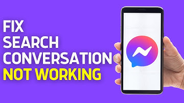 How to Fix Messenger Search Conversation Not Working Problem | Search No Results Found Problem