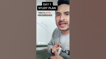 1 DAY PTE STUDY PLAN || SPEAKING AND LISTENING PRACTICE || PTE BY  NIKHIL || #nikhilpte #shorts