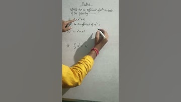 #viral #write the coefficient of x #shorts #maths