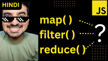 Javascript difference between map ,filter & reduce 🔥 | In Hindi | Engineer Codewala
