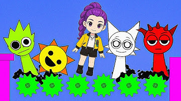 Incredibox Sprunki VS Rumi Kpop VS Shredder in Algodoo