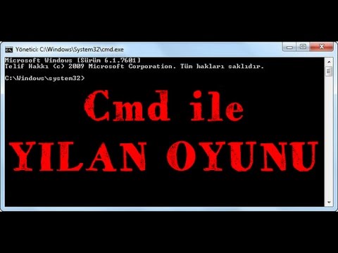 Cmd ile Ylan Oyunu