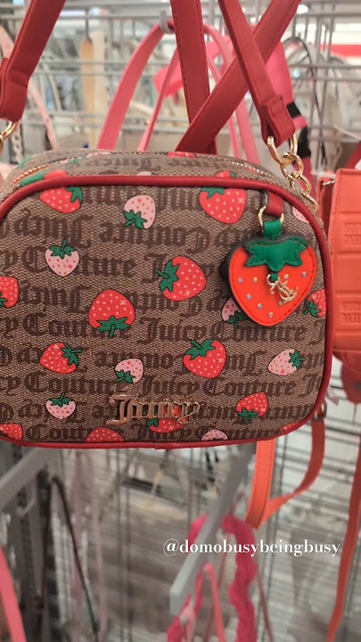 Juicy Couture 🍓 #juicy #strawberry #handbags #purse #bag #burlington #juicycouture #cute #shorts