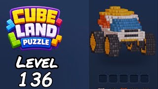 Cube Land Puzzle Level 136 Walkthrough