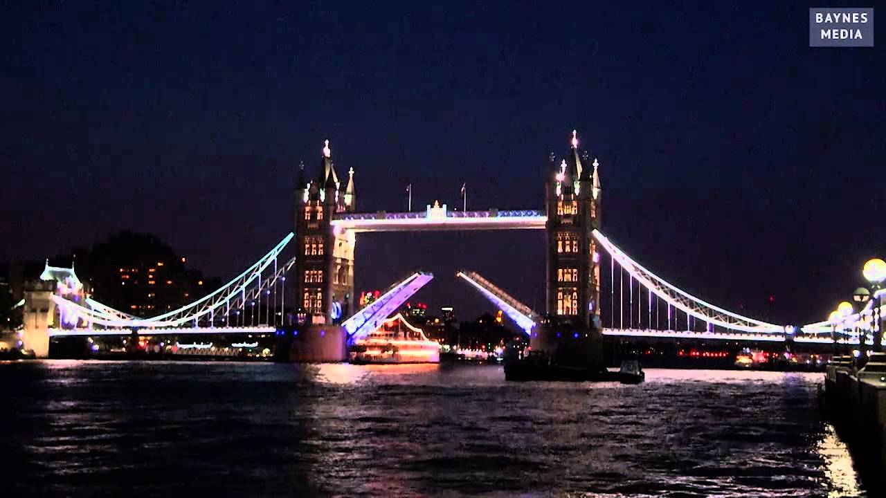 Tower bridge lights