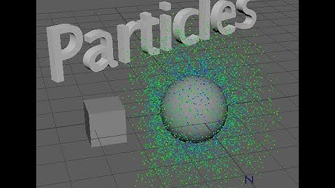 Creating Particles in maya with nParticles