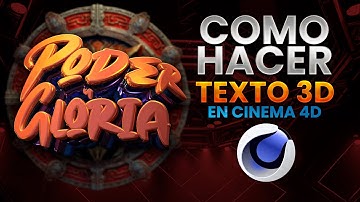 "DOMINA EL ARTE DEL TEXTO 3D EN CINEMA 4D: TUTORIAL PASO A PASO PARA PRINCIPIANTES"