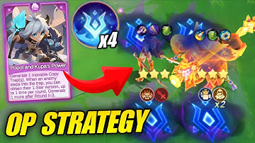 This NEW POPOL & KUPA COMMANDER & POWER CARD is the BEST STRATEGY!! in Magic Chess Go Go (Season 4)