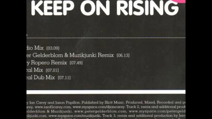 Ian Carey feat Michelle Shellers - Keep On Rising (Vocal Dub Mix)