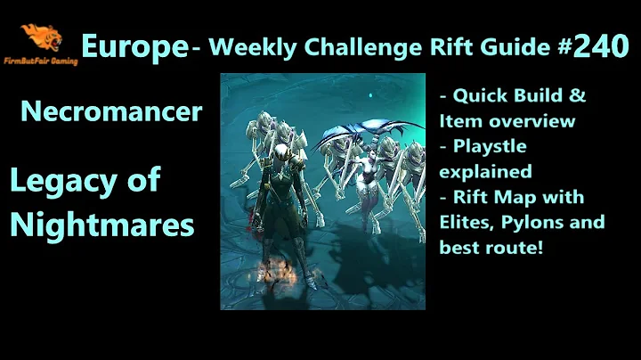 Diablo 3: Europe Challenge Rift#240 - Quick & Easy Guide-Maps & Everything you need for a quick time