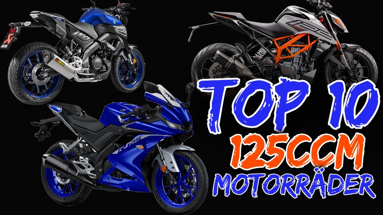 TOP 10 125 CCM MOTORRÄDER 2021 | Top Speed, Preise, Technische Daten -  YouTube