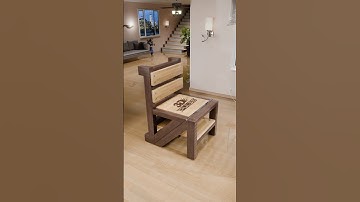 Chair That Transforms Into a Ladder | Smart Convertible Furniture Design