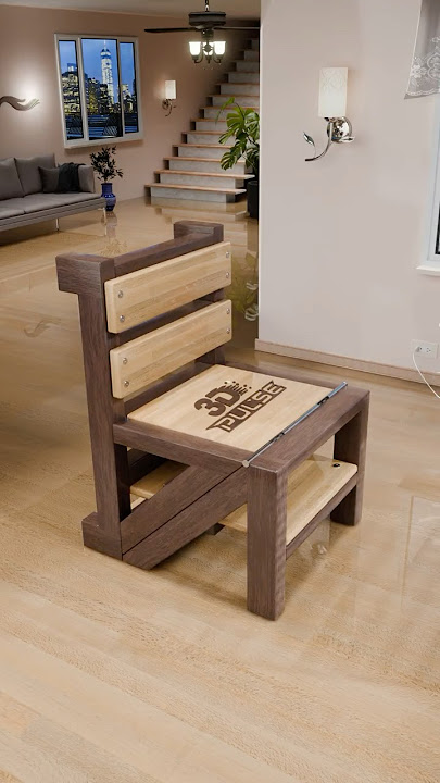Chair That Transforms Into a Ladder | Smart Convertible Furniture Design