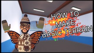 Basic Terrain Tutorial! (Rec Room Tutorial)