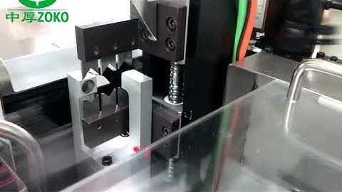 Full servo motor control automatic both sides wire crimping machine