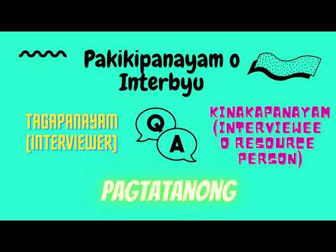 Video: Paano Magsagawa Ng Panayam Sa Pagpasok