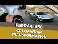 【FPV】Ferrari 458 Gets a Stunning New Look with a Full Wrap
