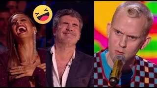 Robert White: Bloody Funny Comedian RIPS Into The Judges! HILARIOUS! | Britain's Got Talent 2018