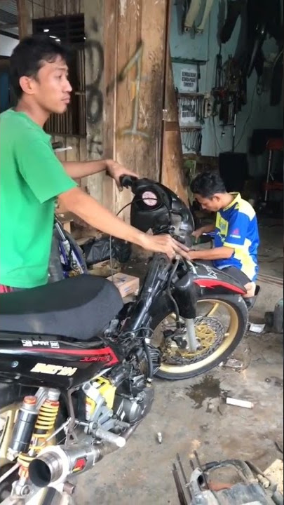 cek sound jupiter Underbone 5tp knalpot Ara racing exhaust mantab ❗
