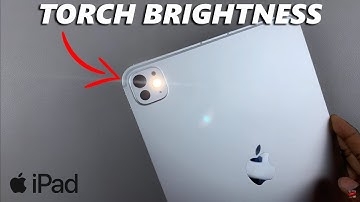 How To Adjust Flashlight Brightness On iPad