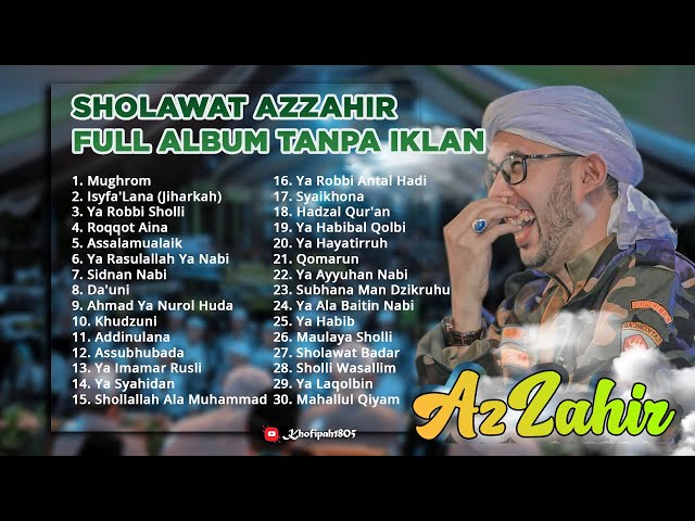 AZZAHIR FULL ALBUM TEBARU 2022 TANPA IKLAN class=