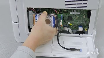 Xerox® B410 Printer Install the Hard Disk Drive
