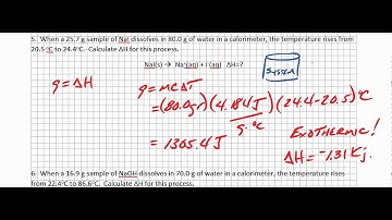 Calorimetry Problems Part I