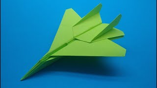 F-15 Eagle Origami airplane. How to make a paper airplane that flies far. by Origami Paper Crafts 345 views 1 year ago 10 minutes, 30 seconds