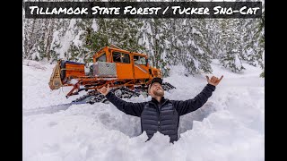 SNO-CAT ADVENTURE IN DEEP SNOW / Oregon Coastal Range / TSF