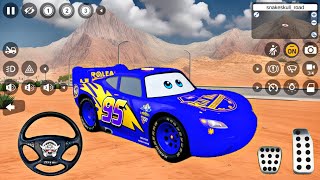 Şimşek Mcqueen Araba Oyunu - Mcqueen Car Mod For Bus Simulator Indonesia - Android Gameplay