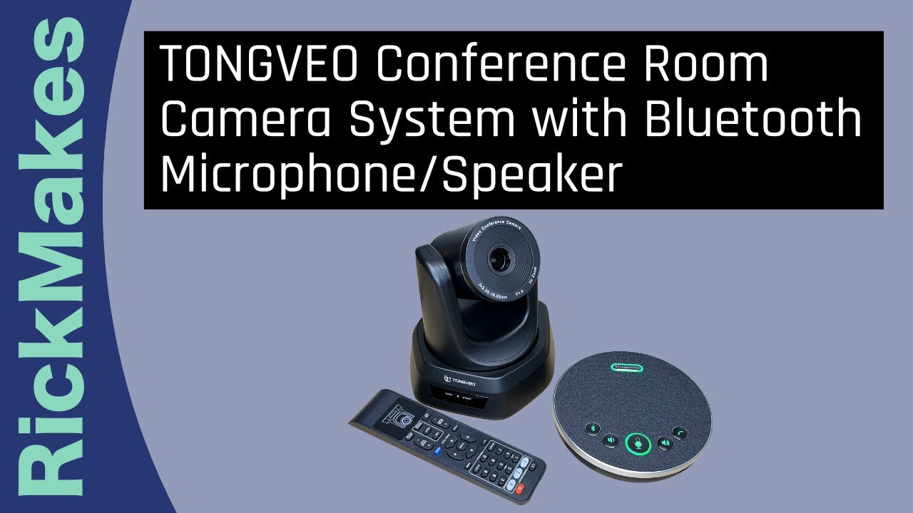 TONGVEO Conference Room Camera System with Bluetooth Microphone