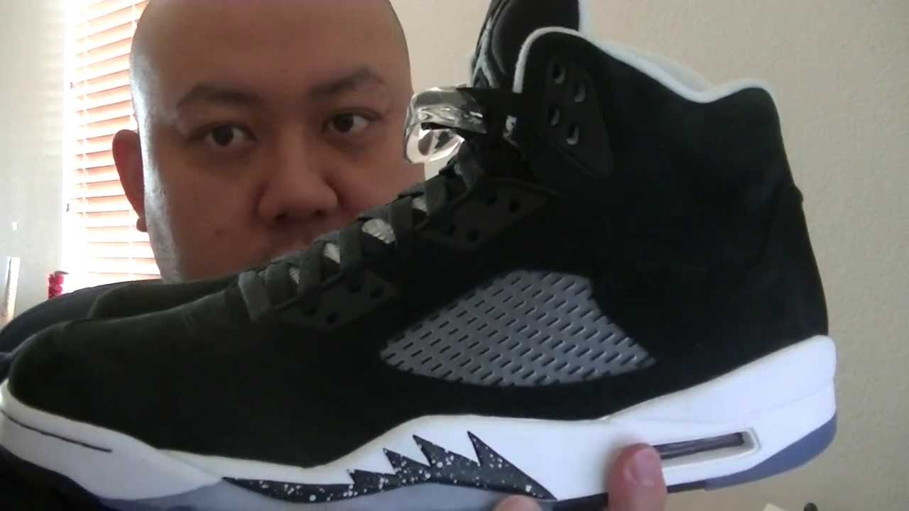 2013 Nike Air V 5 "Oreo" Retro "Oreo 5" Sneaker Review In Full Hd By @Jspekz - YouTube