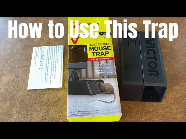 Victor M250S Indoor Electronic Humane Mouse Trap - No Touch, No See  Electric Mouse Trap
