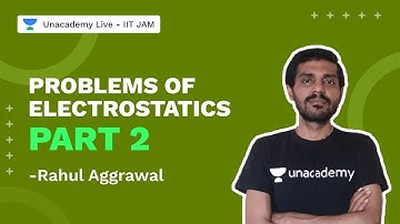 Problems Of Electrostatics Part 2| IITJAM 2022 | Physics l Rahul Aggrawal | UnacademyLive