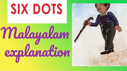 Class 6 unit 3. Six dots#english #statesyllabus 