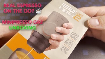 Wacaco Minipresso GR2 – The Best Portable Espresso Maker? (Unboxing & First Impressions)