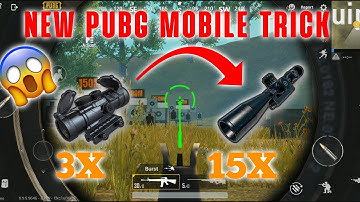 Best PUBG Mobile Trick 2019 | Use 3x scope as 15x | Convert 3x into 15x | 3x scope glitch | Mr.V